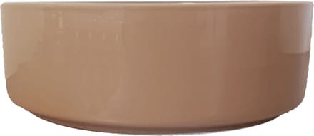 Hondeneetbak steen 19 cm beige/blauw