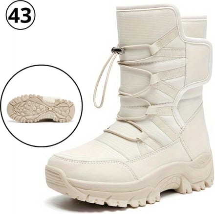 Nivard Snowboots - Sneeuwschoenen - Wintersport Sneeuwboots - Dames - Ski - Ski Gadgets - EU43 - Wit