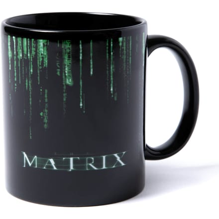 The Matrix Glitch Mug - Zwart
