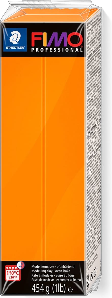 FIMO professional boetseerklei 454 g oranje