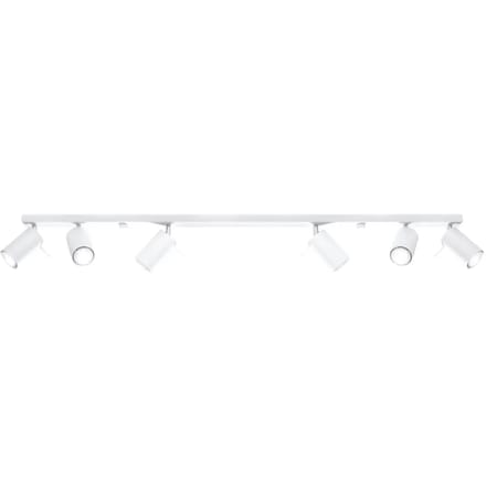 Sollux Lighting Plafondlamp Ring - GU10 - wit - staal - 16x118x6cm