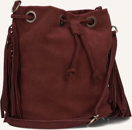 Notre-V Hazel Schoudertassen Dames - Bordeaux - Maat ONESIZE
