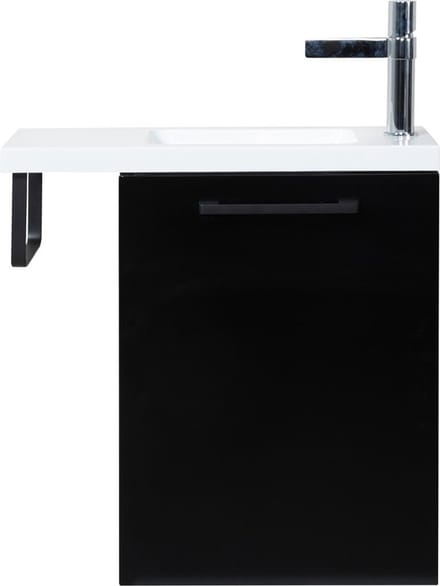 Fonteinmeubel Finn 40cm mat zwart