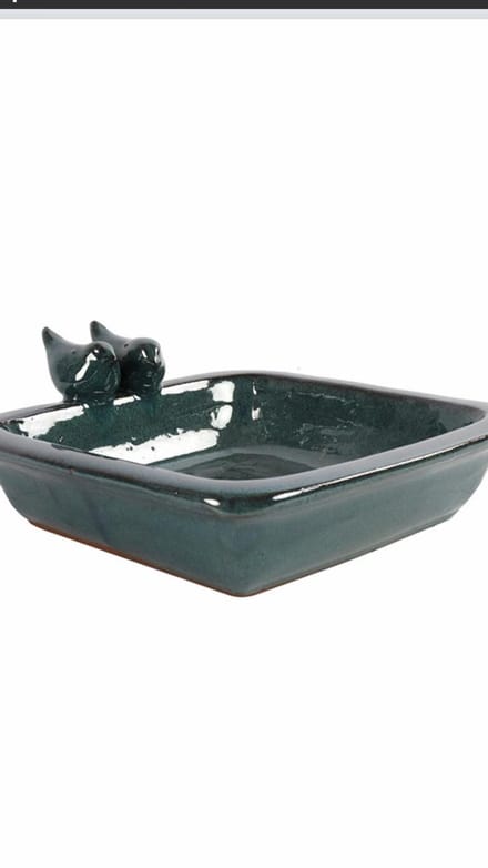 Countryfield - Vogelbad - Momo - groenblauw - L29B25H10,5CM