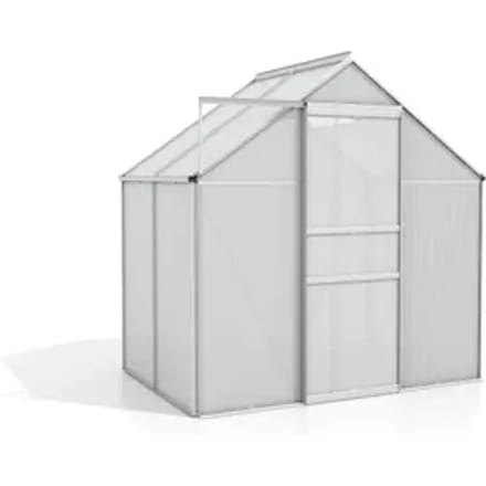 Vitavia Tuinkas Kit Comet 2500 - Polycarbonaat - 4mm - 2,56m² - 131x195x197cm - Aluminium
