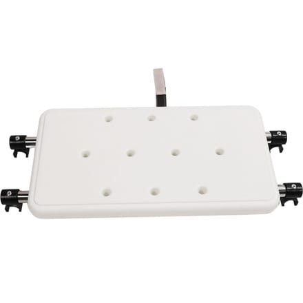 Walker Badzitplaat Antislip Senior Ruststoel Accessoires met Afvoergaten voor Gehandicapten white
