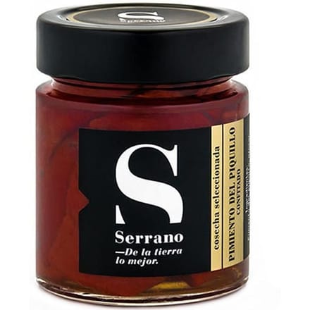 Gekonfijte Piquillo pepers (140g) - Serrano