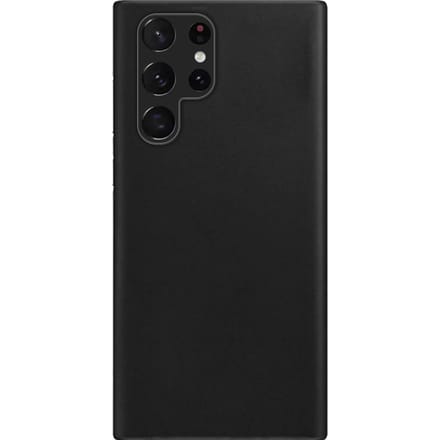 Samsung Galaxy S22 Ultra Siliconen Back Cover - Zwart