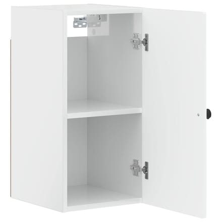 vidaXL - Badkamer - wandkast - ALKMAAR - Hoogglans - Wit - 30 - x - 31 - x - 59 - cm