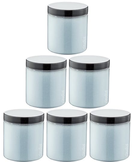 Scrubzout Opium - 300 gram - Pot met zwarte deksel - set van 6 stuks - Hydraterende Lichaamsscrub