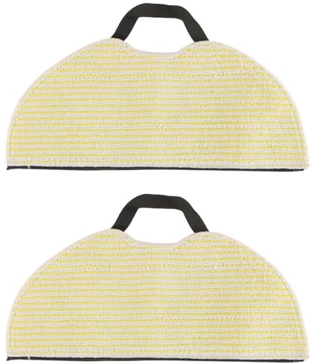 Dailygoods - Set van 2 Microvezel Dweildoek Pads voor Stofzuiger