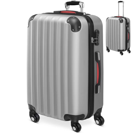 Monzana Baseline Koffer - Hardcase Trolley Cijferslot Wielen - Zwart