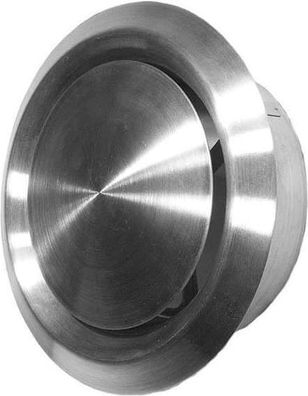 Airace RVS Design ventilatieventiel Ø125mm geborsteld RVS