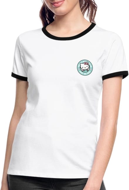 Hello Kitty Club Just Be You Vrouwen Contrast Shirt