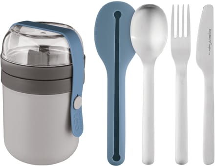 Set voor onderweg - Blauw -