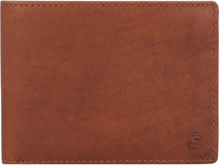 Esquire Leren Portemonnee Dallas Wallet Brown Bruine