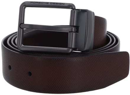 PORSCHE DESIGN Leren riem Business Belt Reversible 3,5 W85 Dark Brown bruine