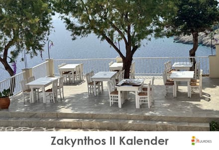 Huurdies - verjaardagskalender - Zakynthos II - 35x24 cm