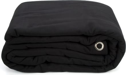 lightmaXX Backdrop met ogen 300 x 500 cm B1, zwart - Backdrops