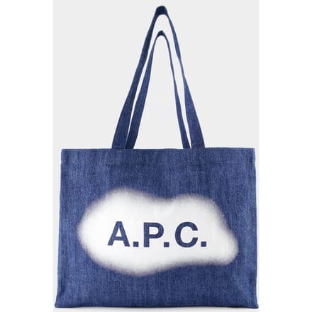 Diane draagtas - A.P.C - Katoen - Blauw