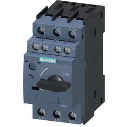 Siemens 3RV2011-0KA15 Vermogensschakelaar 1 stuk(s) Instelbereik (stroomsterkte): 0.9 - 1.25 A Schakelspanning (max.): 690 V/AC (b x h x d) 45 x 97...