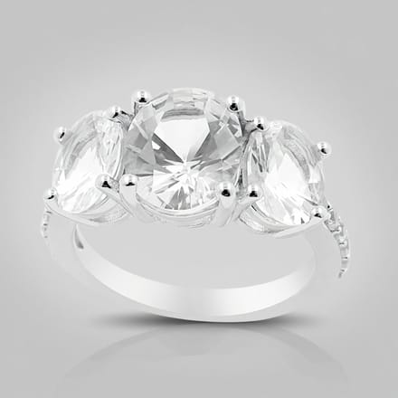 Danburiet Sterling Zilveren Ring 4.536ct