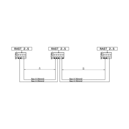 AEG kabel, electronische hoofdmodule, thermische voeler, 1855mm+570mm 140067487029