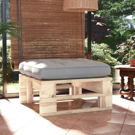 vidaXL - Tuinhocker - pallet - geïmpregneerd - grenenhout