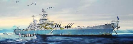 Trumpeter Modelbouwpakket Schepen - 03705 USS Missouri BB-63 - Battleship Iowa-class - Slagschip Plastic - 1:200 - Modelbouw