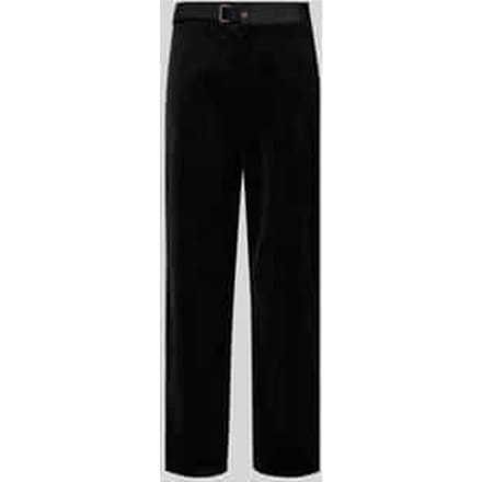 tapered fit corduroy broek met riem