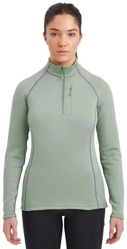 Montane Fury Fleece Met Halve Rits Groen L Vrouw
