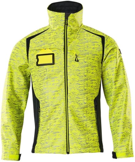 Mascot Accelerate Safe Softshell jas 19202-291 - hi-vis geel/donkermarine - 5XL