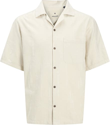JACK&JONES - JPRBLULUKE JACQUARD RESORT S/S SHIRT LN - Heren - Overhemden