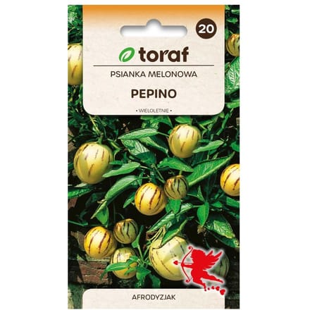 Zaden Meloen Mei Pepino 0,01g exotisch fruit, op de grond en onder de overkapping
