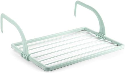 Uittrekbare Droogmolen Groen - Compact Wasrek voor Balkon en Radiator