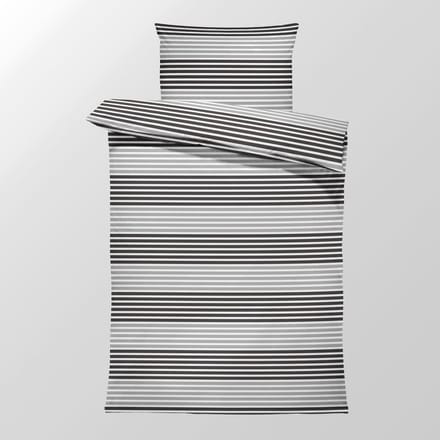 Dekbedovertrek Flanel - Winter - 1 persoon - 140 x 200 cm - Linings Grey DL