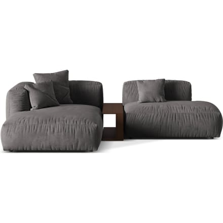 Hoekbank Martina links velvet | Micadoni