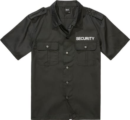 Brandit - Security US Overhemd - L - Zwart