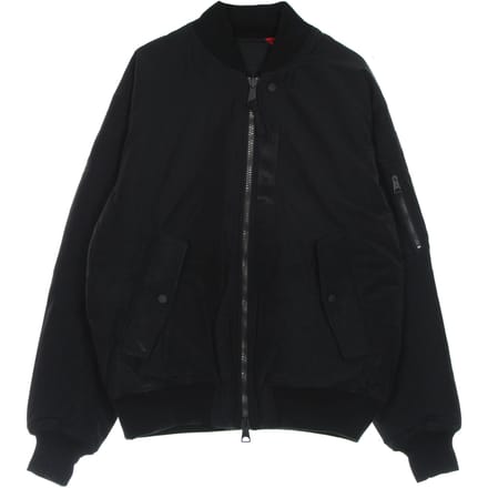 Essential Statement herenjas Ma-1 jas zwart/gymrood