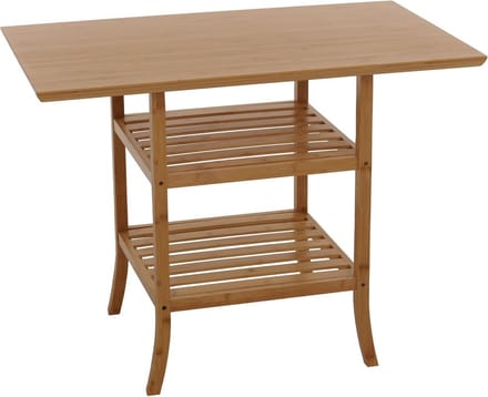 Multifunctionele Bamboe Tafel Balkon Eetkamer Bijzettafel FSC 100x60 cm