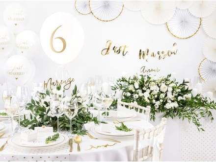 Partydeco tafelkleed/tafellaken rond - 3x - wit - 280 cm - polyester - Bruiloft feest tafelkleden