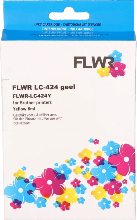 FLWR Brother LC-424 geel (Huismerk (compatible))