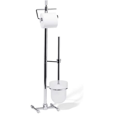 Giese off the roll toilet stand with brush set, round 15730-02