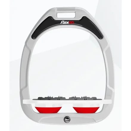 Platte Ultra Grip Beugels Wit/Wit/Rood Flex-On Green Composite