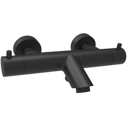 Steinkamp Living Black surface-mounted thermostatic bath faucet 62019NOST