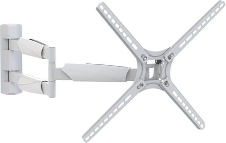 Witte TV Wandhouder 13 - 65 inch Full Motion Articuleerbaar - 76 cm Extreem Uitschroefbaar voor LED OLED LCD