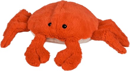 Pluche Krab - Magnetron Knuffel - Ontspanning en Verlichting - Met Lavendel Geur - 726 Gram - Rood