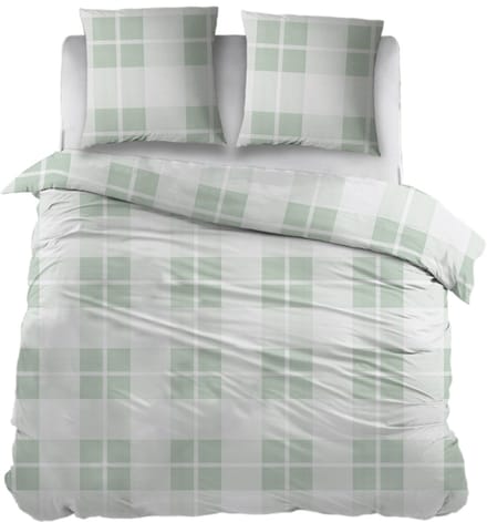 Snoozing Isabel Dekbedovertrek - Extra breed - 260x200/220 cm - Green