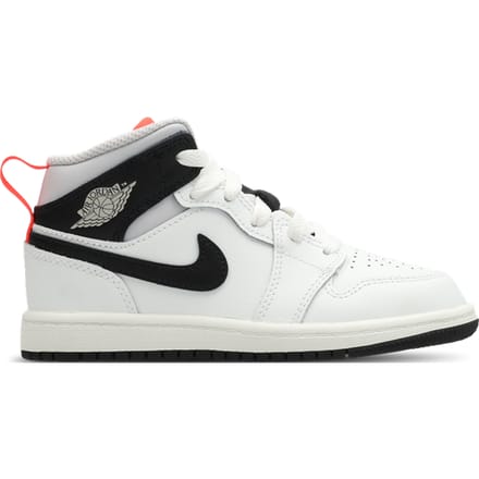 Jordan Aj1 Mid Peuterschoenen - Wit - Maat 29.5 - Leer