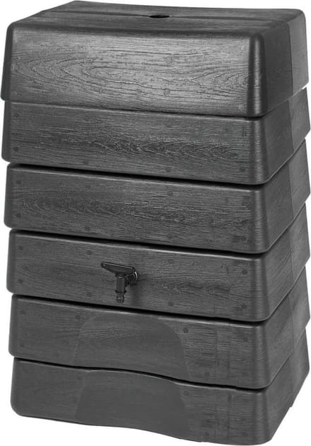 Nature - Regentank - 168L - H89,5 x 58,5 x 39,5cm - antraciet - muurmodel
